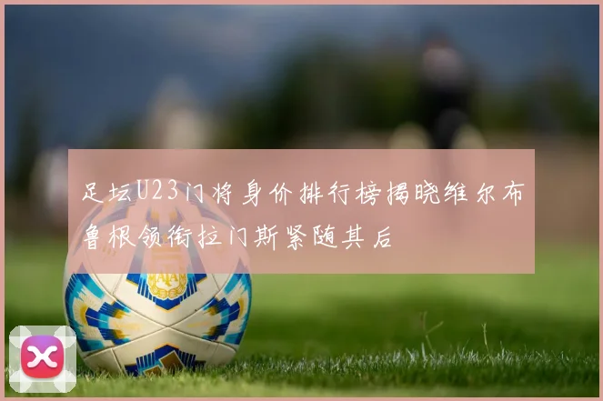 足坛U23门将身价排行榜揭晓维尔布鲁根领衔拉门斯紧随其后